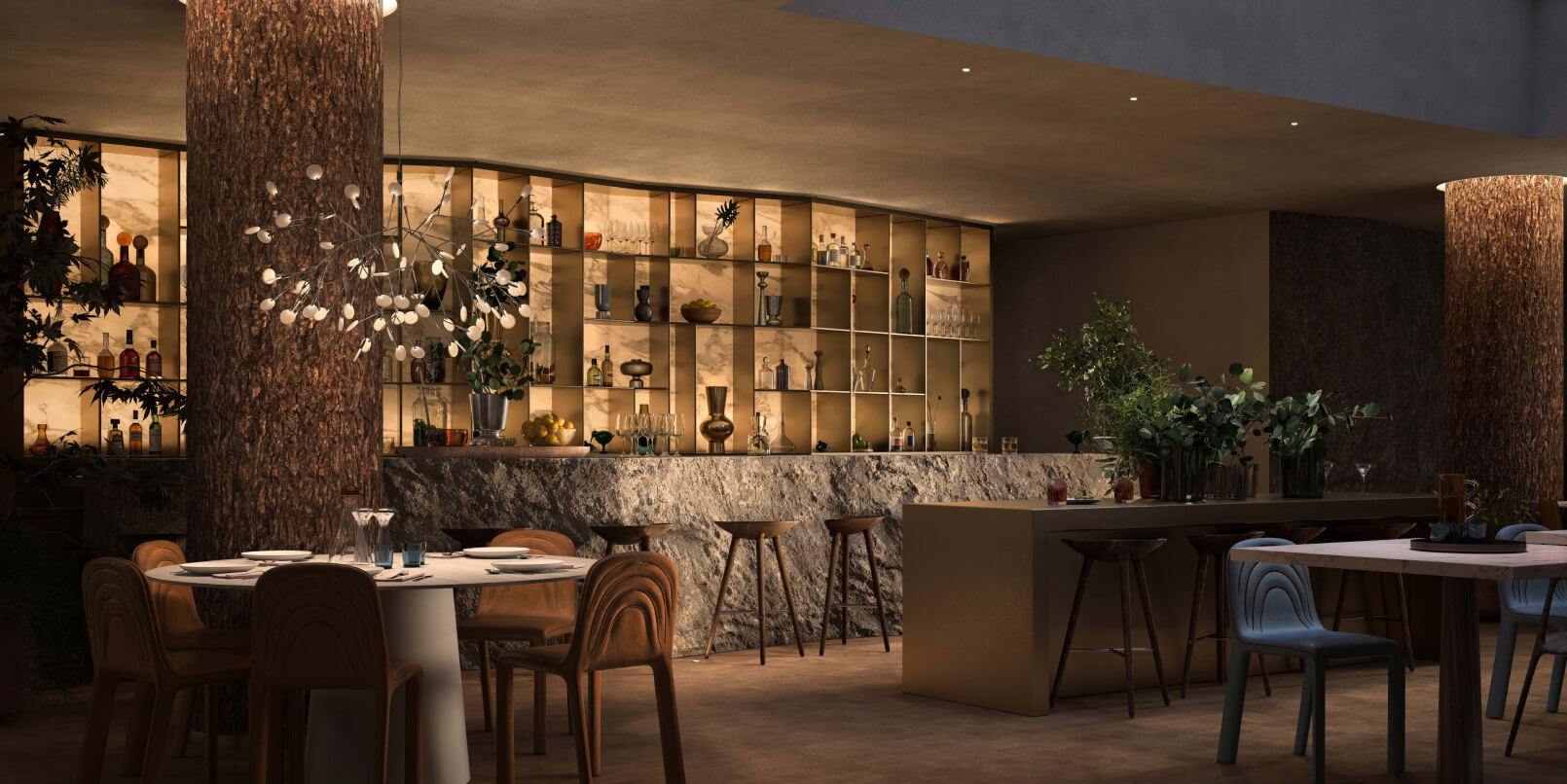 Bar at Level 1. Visualisation by Gabriel Saunders.